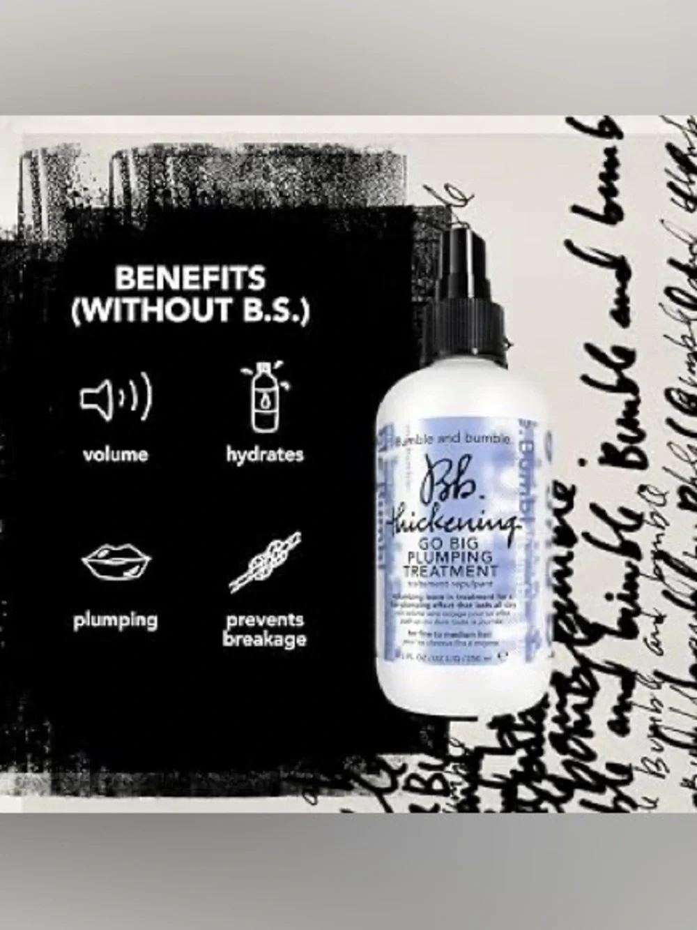 Bumble and bumble White and Blue Thickening Plumping Treatment